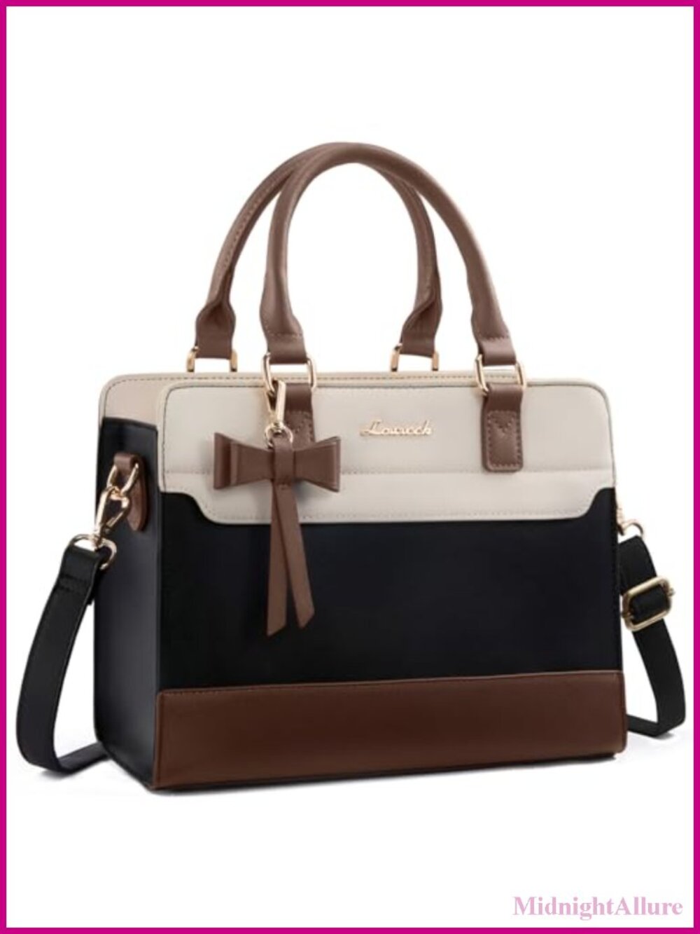 Cross-Grain PU Leather Satchel Shoulder Crossbody Bag